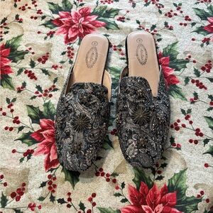 Elegant Embellished Women's Mules
